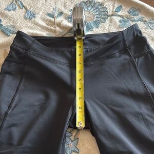 Lululemon Black Athletic Leggings, low rise